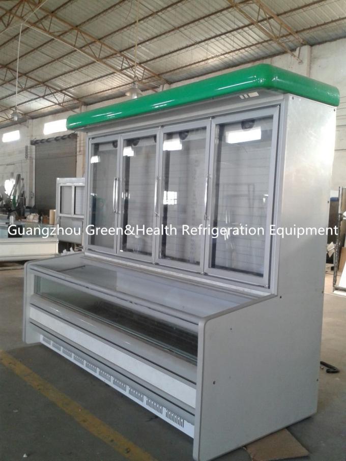 Congelatori 3000 * 1060 * 2000MM dell'esposizione del supermercato R134a/R22