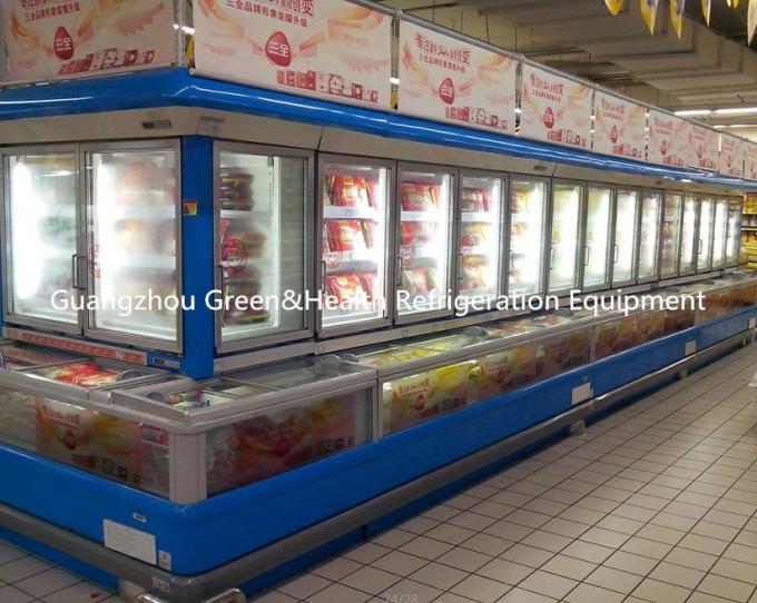 Congelatori 3000 * 1060 * 2000MM dell'esposizione del supermercato R134a/R22