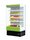 Il colore verde del refrigeratore aperto regolabile dritto di Multideck personalizza