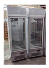 Abitudine commerciale della fabbrica del congelatore dell'esposizione della porta di vetro 5 strati regolabili