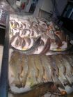 contatore del pesce della vetrina del pesce congelato esposizione del pesce di 2m per l'esposizione del supermercato