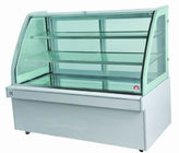 vetrina commerciale del congelatore dell'esposizione del dolce del portello scorrevole di 2M due strati
