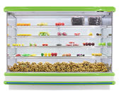 refrigeratore aperto LED di Multideck della drogheria lunga di 12ft che accende il frigorifero dell'esposizione di Multideck