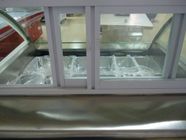 Mini contenitori del congelatore/vetrina 6 dell'esposizione del gelato con protezione dell'ambiente