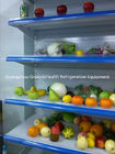 Refrigeratori aperti dell'esposizione di Multideck della tenda verticale economizzatori d'energia per il negozio