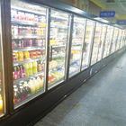 Progetto di sistema prefabbricato del supermercato intelligente con i generi di congelatori