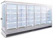 Grande apra il dispositivo di raffreddamento dell'esposizione con la porta di vetro per la bevanda/verdura/la frutta