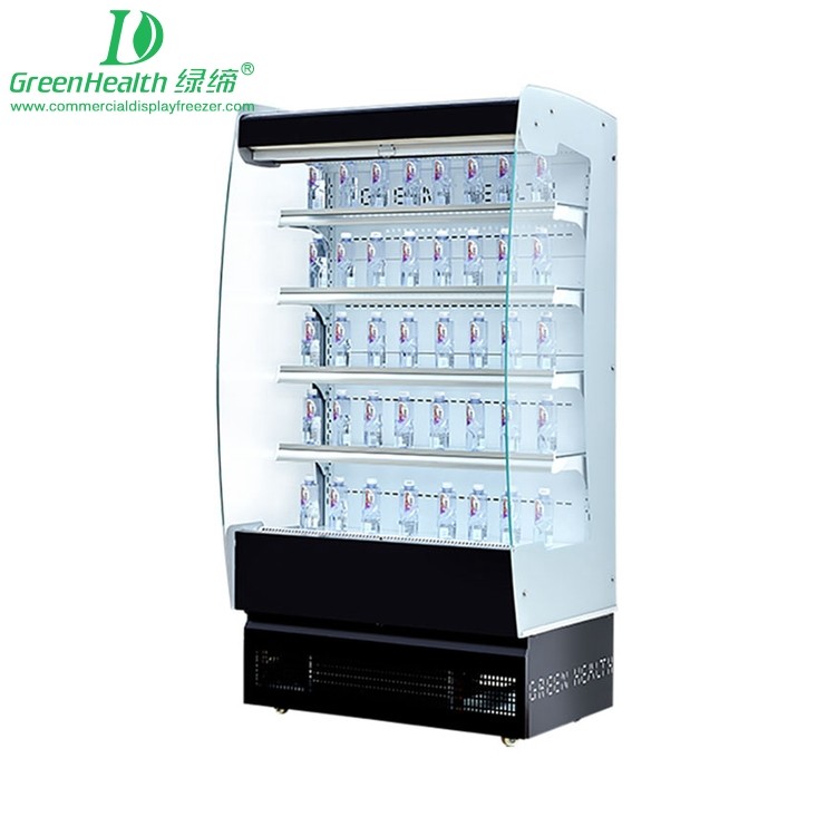 Refrigeratore aperto di Multideck del negozio dello scaffale regolabile con il compressore R404a/R134 di DANFOSS
