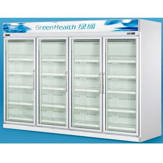 Drogheria 0 - i congelatori di vetro della porta 10°C glassano liberamente del compressore di Copeland