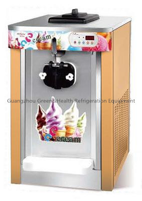 3 sapori il gelato dalla macchina automatica di piano d'appoggio che fa la macchina con l'esposizione di LED