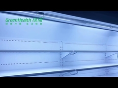 Plug In Compressor Vertical Open Air Display Cooler For Beverage