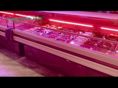 Esposizione commerciale dello scenario di uso di visita di ritorno dell'esposizione del frigorifero