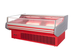 -5  8 ° C frigorifero a display aperto per carne fresca e pesce con dimensioni personalizzate