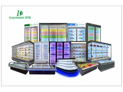 Congelatore commerciale a display verticale a bassa temperatura per carne e pesce