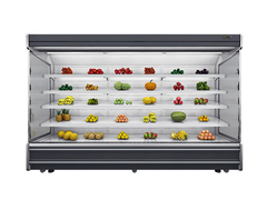 Supermarket Night Curtain Multideck Open Chiller Showcase per bevande e yogurt