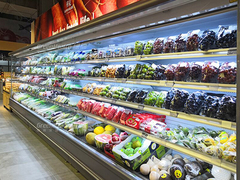 Grandi frigoriferi di splicing multideck open chiller auto - tipo defrost