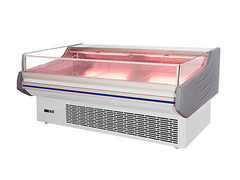 Restaurante Commercial Deli Display Case / Display Chiller per carne fresca con raffreddamento dinamico