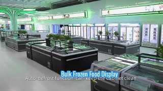 Commercial island freezers