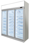 3 il fan commerciale dritto del congelatore -22°C dell'esposizione delle porte che si raffredda con automatico disgela