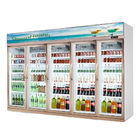 Tipo di raffreddamento della bevanda del negozio del dispositivo di raffreddamento 5 della porta di frigorifero del fan di vetro commerciale del congelatore