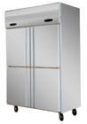 Congelatori verticali commerciali dell'acciaio inossidabile per il ristorante, congelatore di Resturant