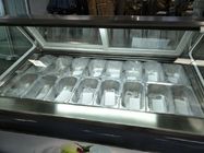 Temperatura efficiente -22°C~-18°C del frigorifero dell'esposizione del gelato del supermercato