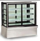Il frigorifero verticale commerciale dell'esposizione del dolce/ha refrigerato la vetrina per il deposito del forno