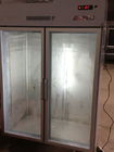 L'acciaio inossidabile commerciale sta sul congelatore per il pollo con 2/4/6 porte di vetro