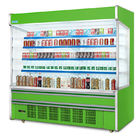 Refrigeratore aperto di Multideck di self service commerciale con 4 il refrigerante delle piattaforme R404a di strato