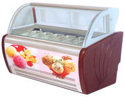 Congelatore commerciale -22°C/-18°C dell'esposizione del gelato di R404a per il negozio