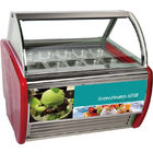 Commerciale 1100W gelato gelato display freezer con 8 / 10 / 12 / 20 pentole