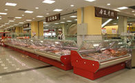 Grande congelatore di progetto del supermercato con la vetrina di Multideck/contatore di carne
