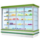Il refrigeratore/frutta e Veg aperti all'aperto di Multideck del supermercato commerciale visualizzano il frigorifero
