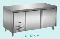 2 frigorifero di sotto commerciale delle porte/3 porte contro per il pollo con acciaio inossidabile