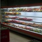 Vetrina aperta bianca/rossa del supermercato del refrigeratore di Multideck con la funzione automatica del gelo