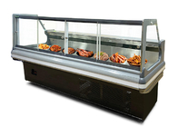 La ghiottoneria della vetrina della carne visualizza il macellaio Equipment Meat Chiller del frigorifero