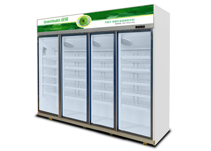 Porta rilegata automatica 5 strati del frigorifero del supermercato del dispositivo di raffreddamento commerciale della bevanda