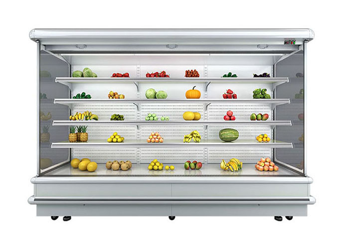 Sistema remoto più fresco dell'esposizione aperta del regolatore di Digital Supermarket Fridge Fruit e di verdure