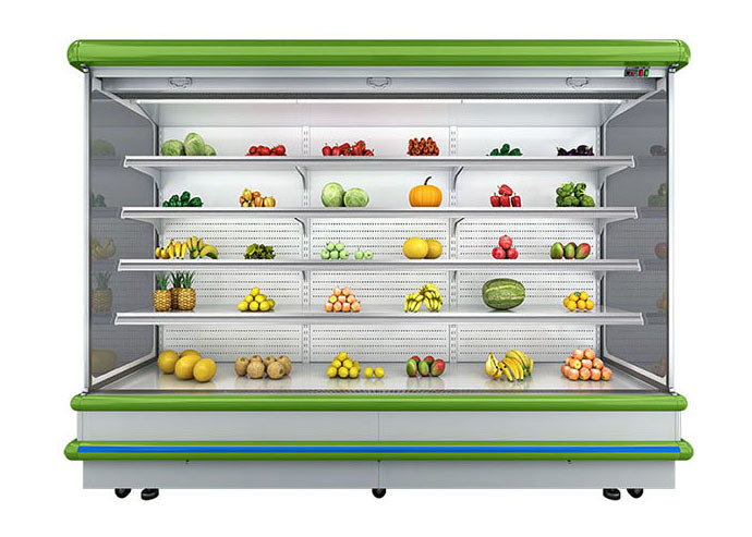 Sistema remoto più fresco dell'esposizione aperta del regolatore di Digital Supermarket Fridge Fruit e di verdure