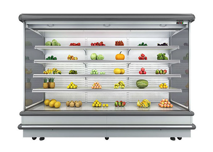Sistema remoto più fresco dell'esposizione aperta del regolatore di Digital Supermarket Fridge Fruit e di verdure