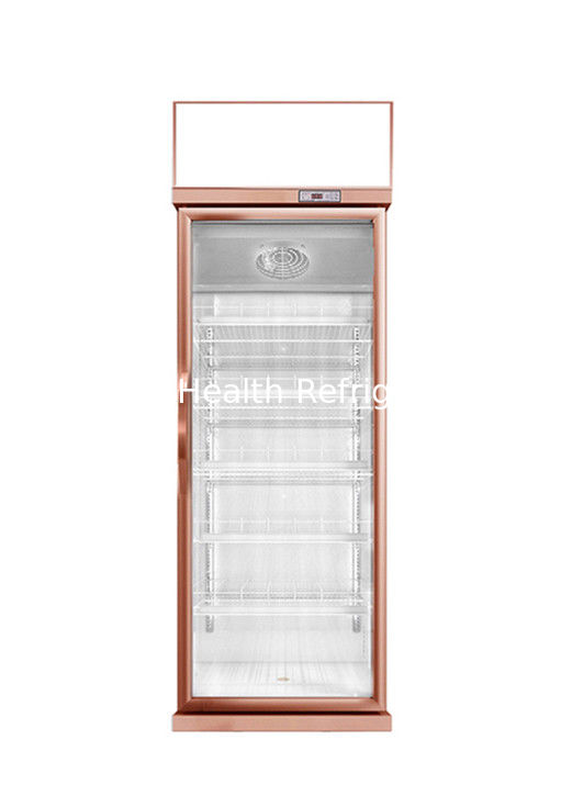Refrigeratore su misura di 1 2 3 porte di vetro per le esposizioni Nessun frigorifero commerciale della bevanda fredda della nebbia