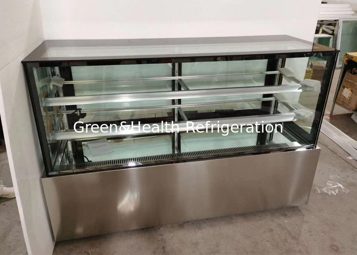 4 piedi quadrati Glass Cake Display Chiller Pasticceria Pasticceria Display Case