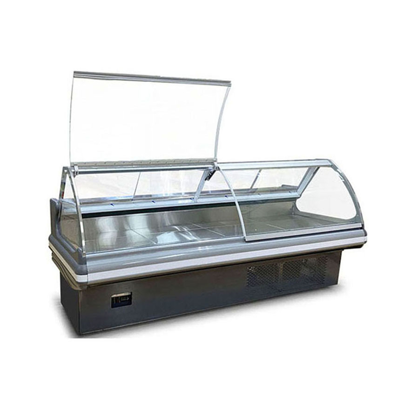 Commerciale fresco carne di pesce Display Chiller per la macelleria con 1,5 2 3m