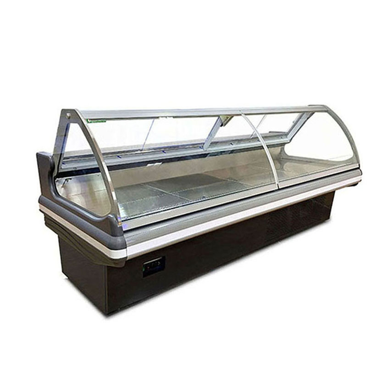 Commerciale fresco carne di pesce Display Chiller per la macelleria con 1,5 2 3m