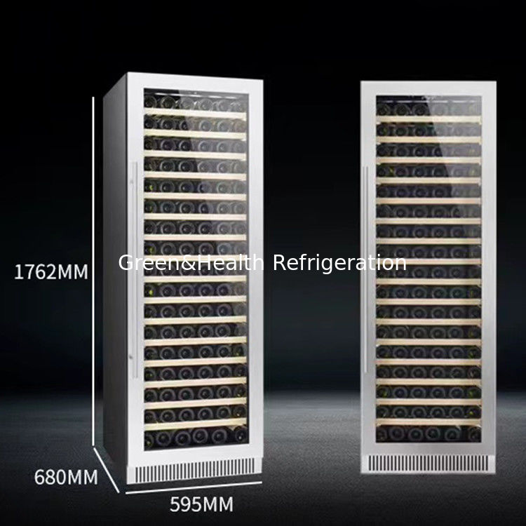 Certificato ETL Ventilatore di raffreddamento Low E Glass Wine Cabinet Frigo Con Temperatura da 4 a 22°C