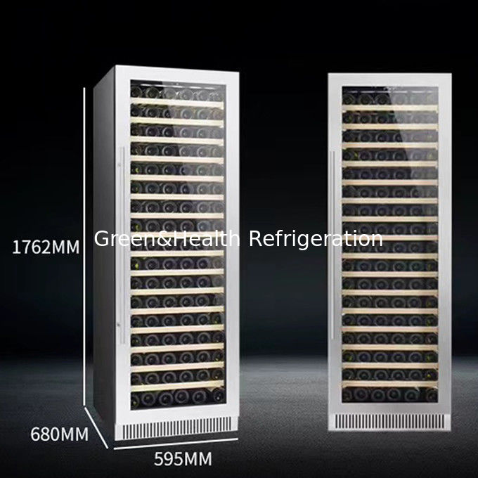 Certificato ETL Frigorifero per vino a ventilazione a 360° con sistema automatico di scongelamento 418L 220V 50HZ