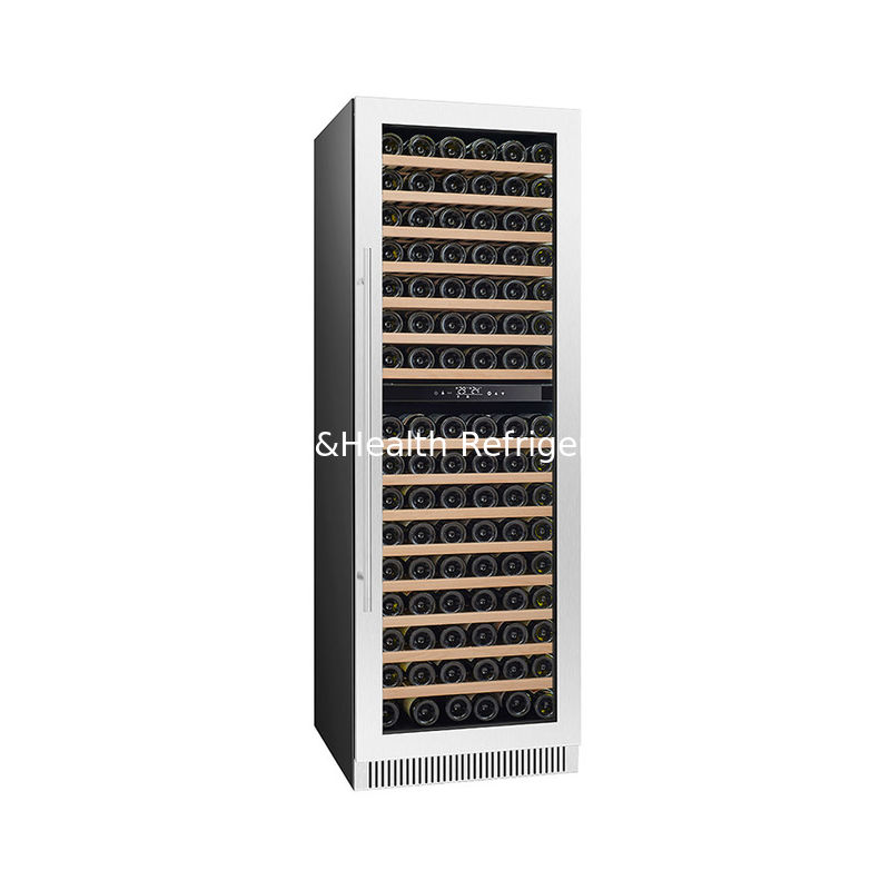 Certificato ETL Disponibile per 185 bottiglie 445L Frigorifero con display di vino 110V 220V 50HZ 60HZ