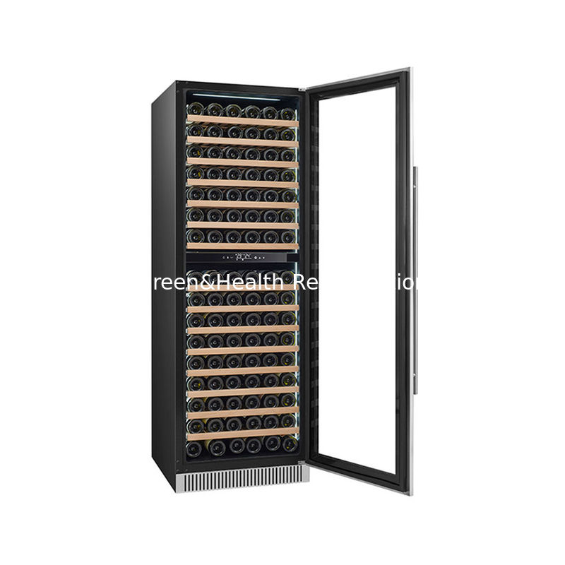 Certificato ETL Disponibile per 185 bottiglie 445L Frigorifero con display di vino 110V 220V 50HZ 60HZ