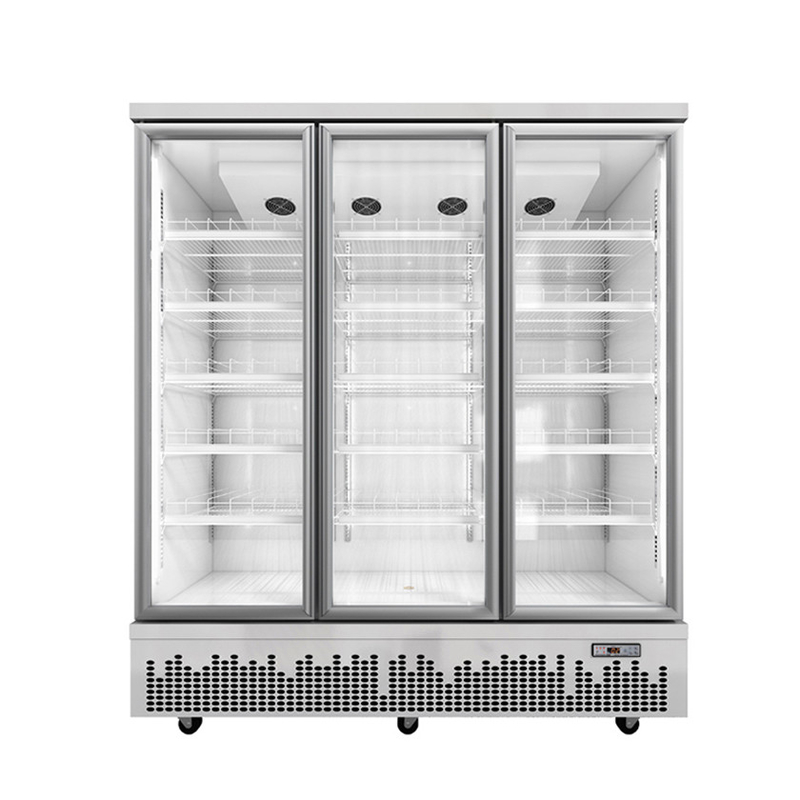 Negozio porta in vetro bevande refrigeratore per bevande per spazi commerciali moderni