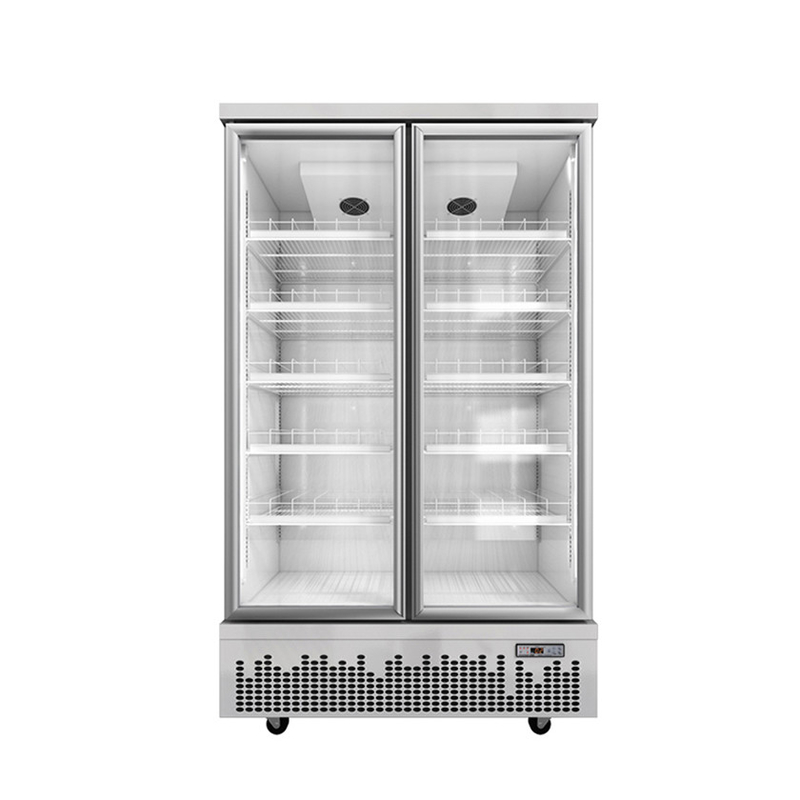 Negozio porta in vetro bevande refrigeratore per bevande per spazi commerciali moderni